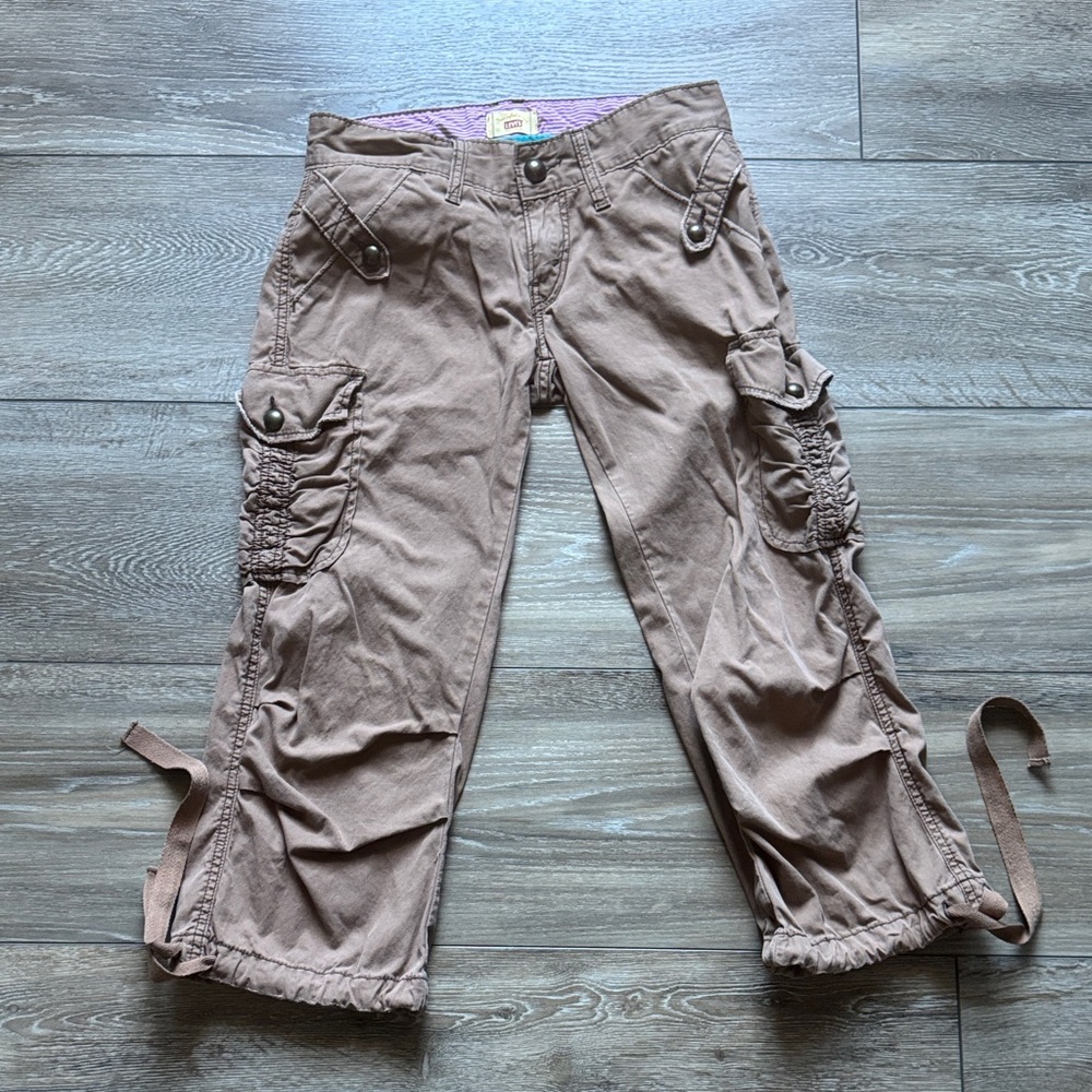 Women's Utility Cargo Crop Pants - Brown
